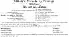 Mikah's Miracle by Prestige (Pedigree & Information)