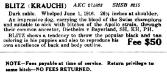 Blitz Krauchi&#x27;s desciption from a 1920&#x27;s bulletin Rexden-Belcarza Kennels ad
