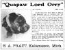 Quapaw Lord Orry&#x27;s USA Kennel Ad