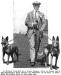 Gritli von Seengen, with her owner in America, Mr. Bejamin Throop, and her Kennel mate, Ch Herta von Ehrengrund