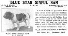 Blue Star Sinful Sam (245947)&#x27;s 1919 Kennel Ad