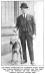 Champion Airedale Dog Tintern Tip Top with the famous British Fly-Weight Champion Jimmy Wilde