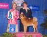 His first BIG win--Award of Merit at the AKC/Eukanuba Championships in Long Beach; with Jacqueline Stacey