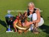 VEGAS WITH TROPHY IN ULM AND HANDLER