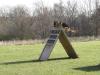 retrieve over the climbing wall