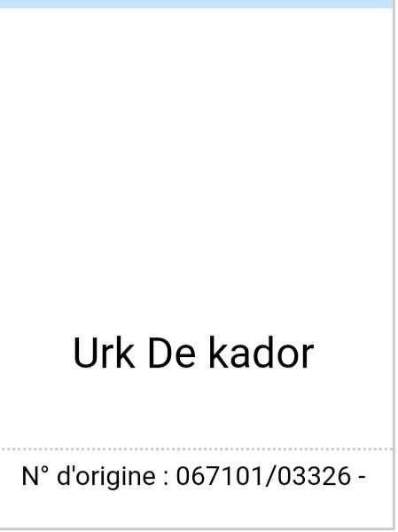 URK de kador