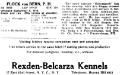 Flock v Bern&#x27;s 1922 Bulletin Kennel ad
